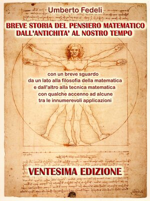 cover image of Breve storia del pensiero matematico dall'antichità al nostro tempo